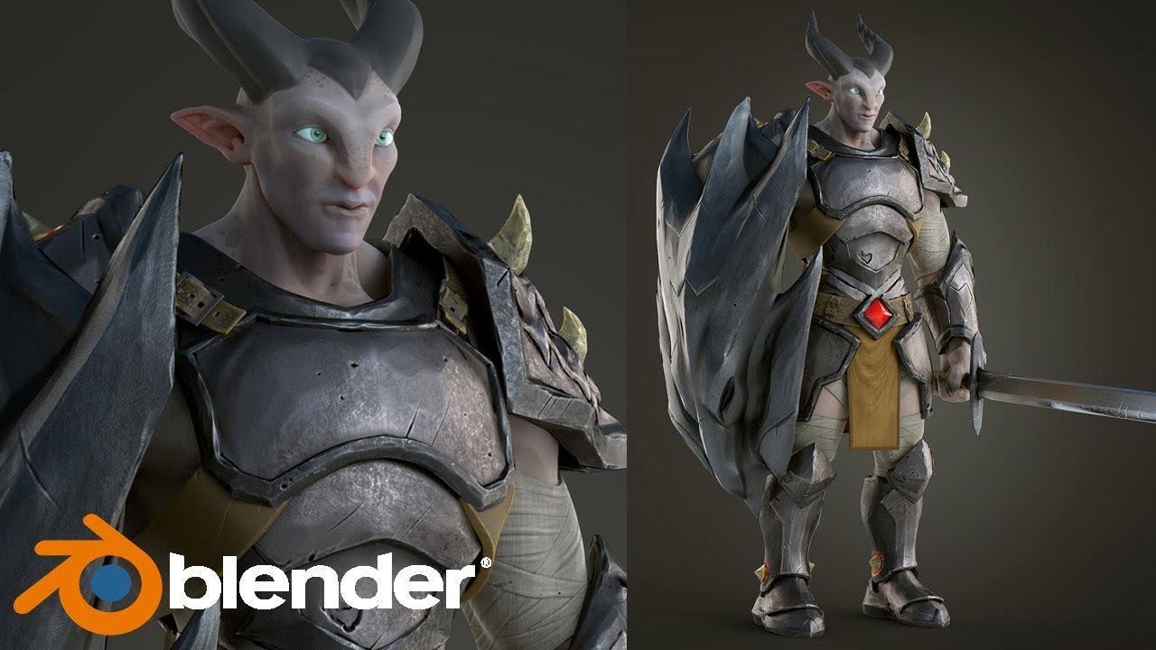 Blender 3D - моделирование персонажей, текстурирование, рендеринг