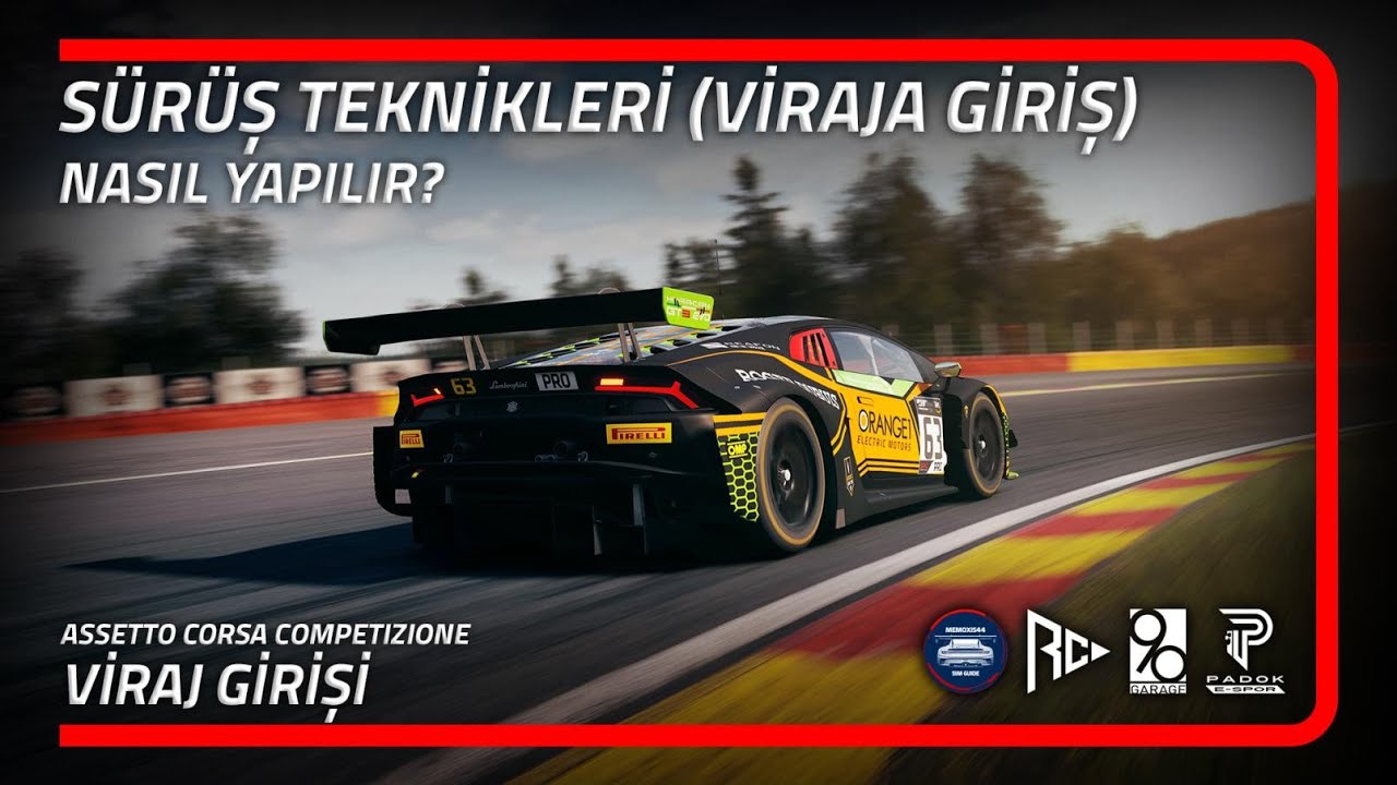 ASSETTO CORSA COMPETİZİONE'DE VİRAJ GİRİŞİNE İNCE AYAR ÇEKİYORUZ!