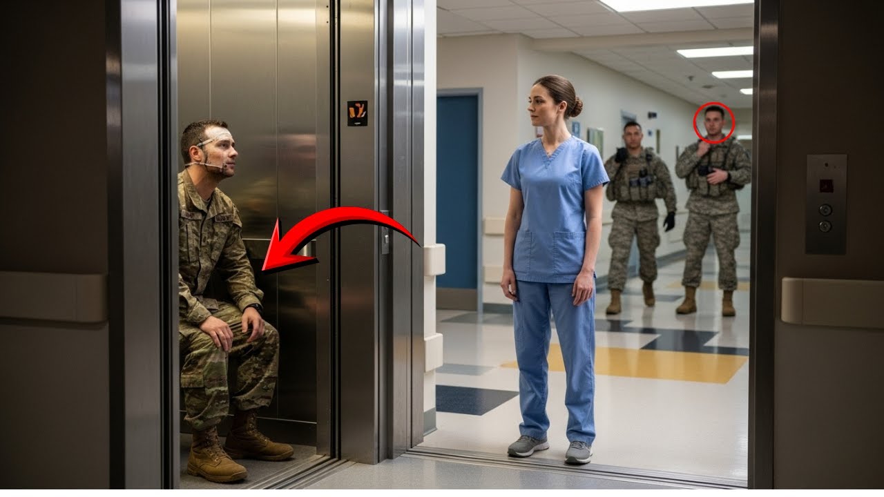 Nobody Knew the Ward Nurse Was Air Force PJ Until Elevator Opened on a Soldier
