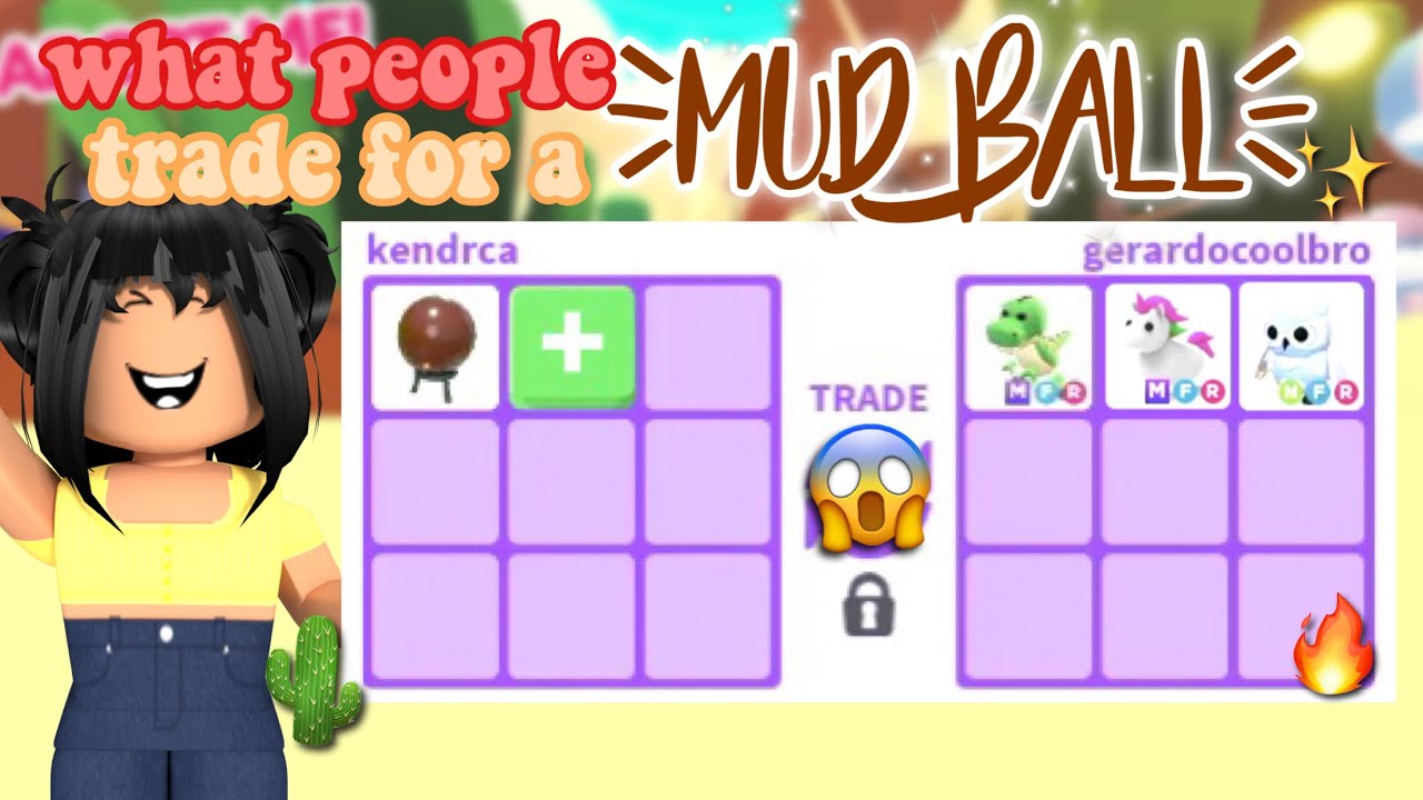What People Trade For A MUD BALL In Adopt Me! Roblox Adopt Me!