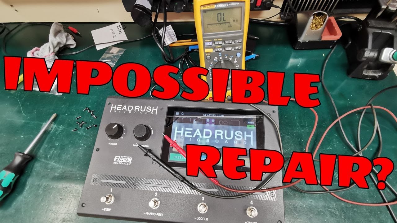 Headrush Gigboard successful Rainbow of Death repair