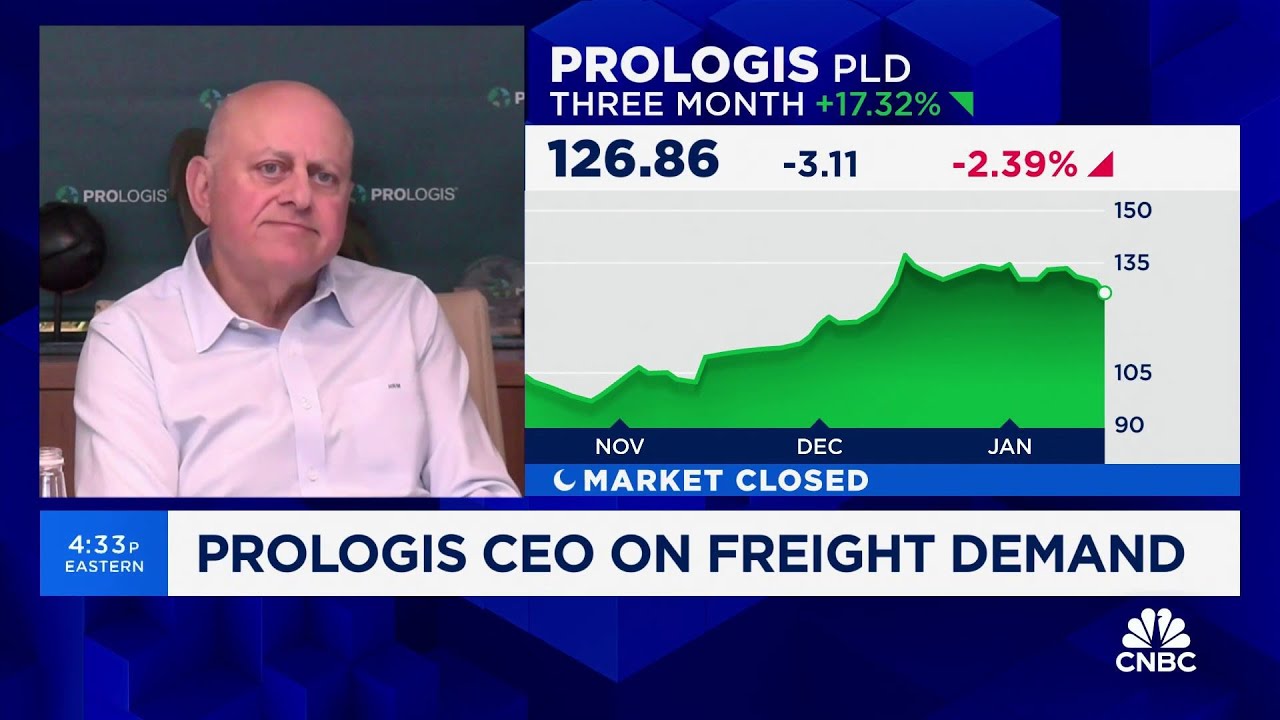 Prologis CEO: The industrial real estate market is in a 'very healthy situation'