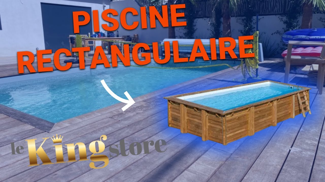 Piscine Bois Spark rectangulaire LeKingstore