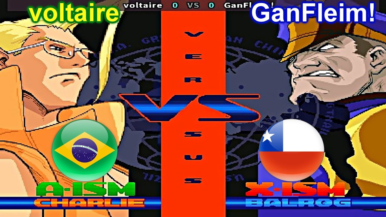 Street Fighter Alpha 3 - voltaire vs GanFleim!