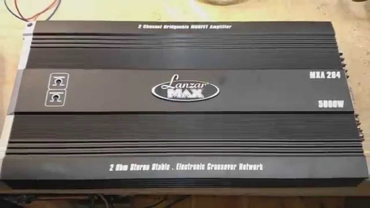 AMP TEST! - Lanzar Max MXA284