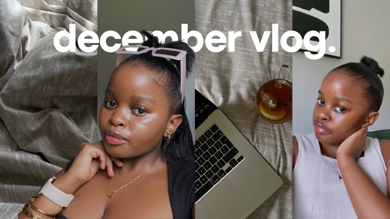 december vlog ♡ | i relaxed my hair for the first time, baking cookies, rugby match + more