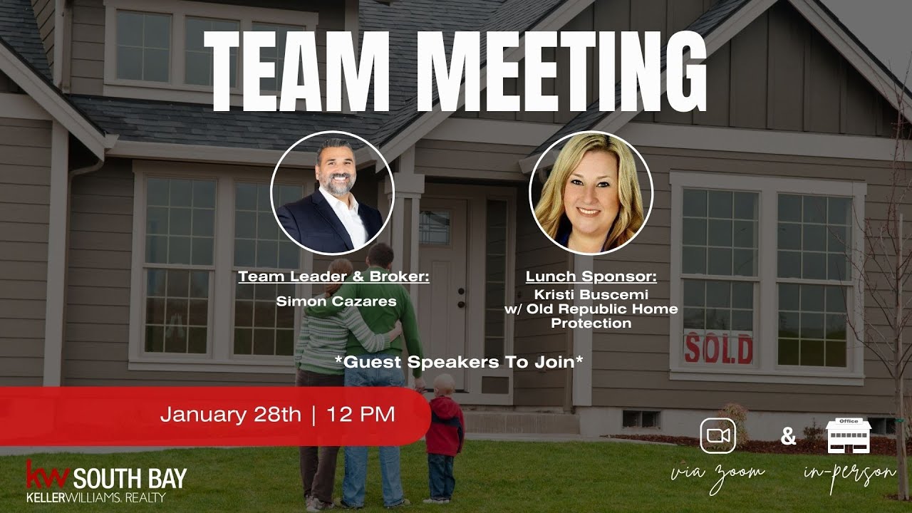 KW South Bay Team Meeting  - 1.28.26