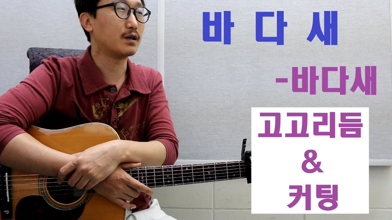 [박해민. 통기타 레슨과 연주] 바다새 - 바다새 (고고 리듬 & 커팅)