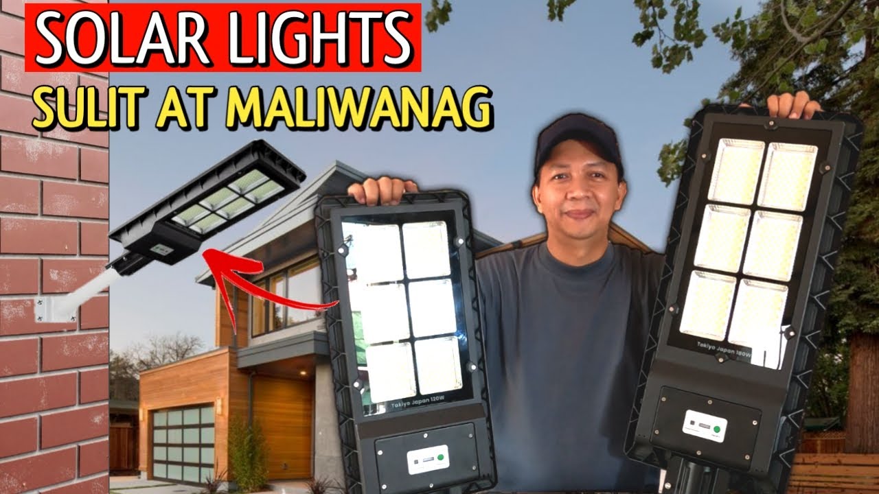 Solar Light, Solar motion Sensor light Sulit at tipid sa kuryente | Unboxing Japan solar lights