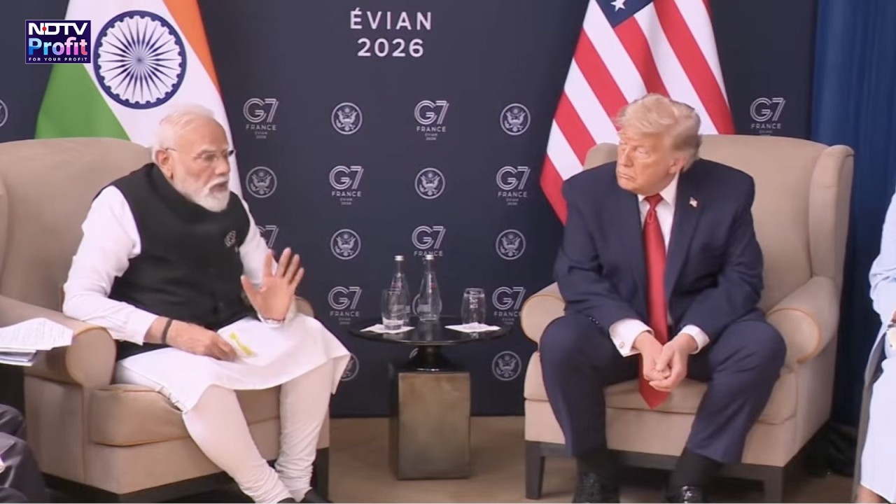 Watch Donald Trump's Reaction As PM Modi Raises 'Security Of Seafarers' In Bilateral Meet