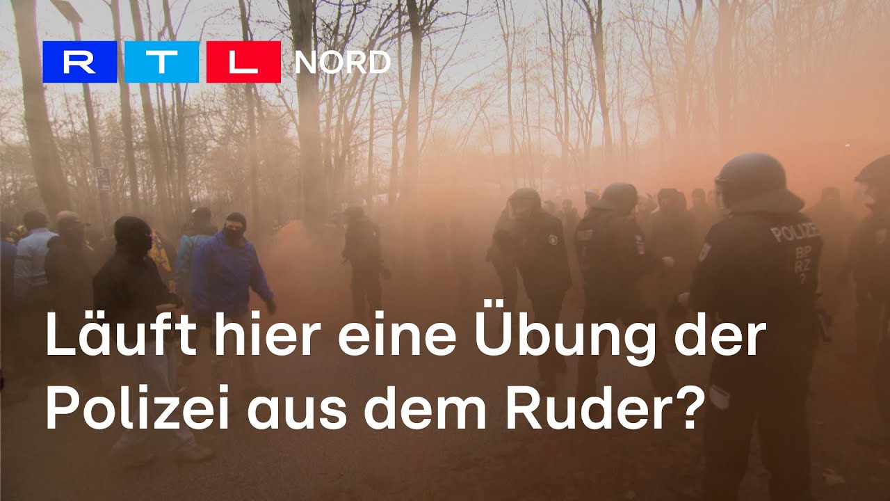 Krawall durch Fußballfans! Kieler Polizei probt den Ernstfall