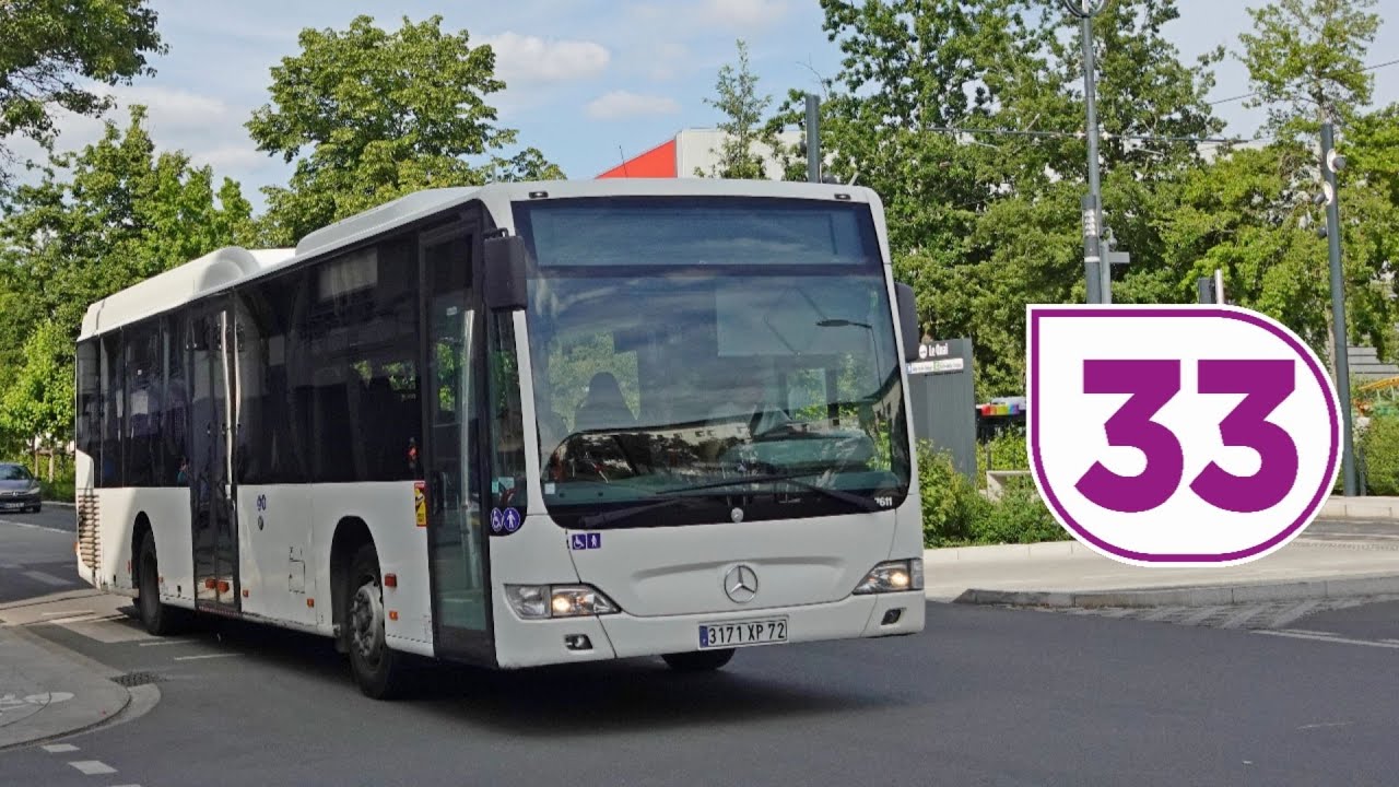 Mercedes-Benz Citaro LE Ü N°7611 - Ligne 33 - Réseau Irigo - Angers