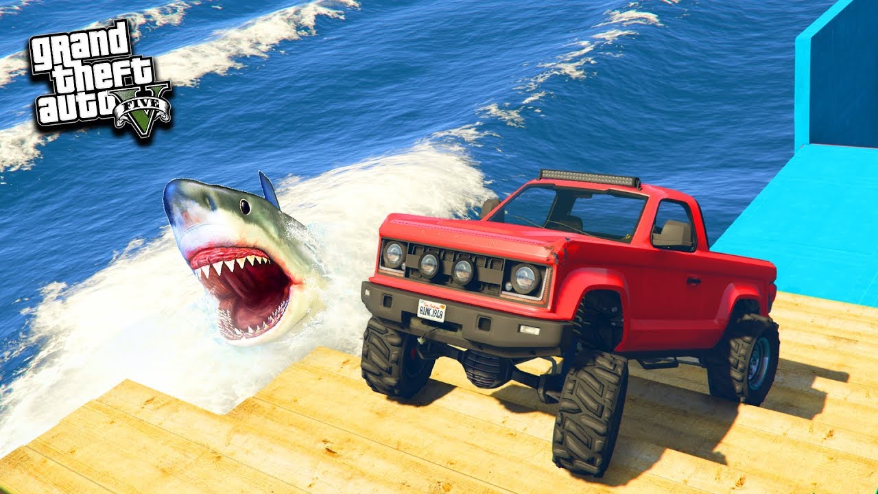 GTA V PARKOUR 100% DANGEROUS SHARK