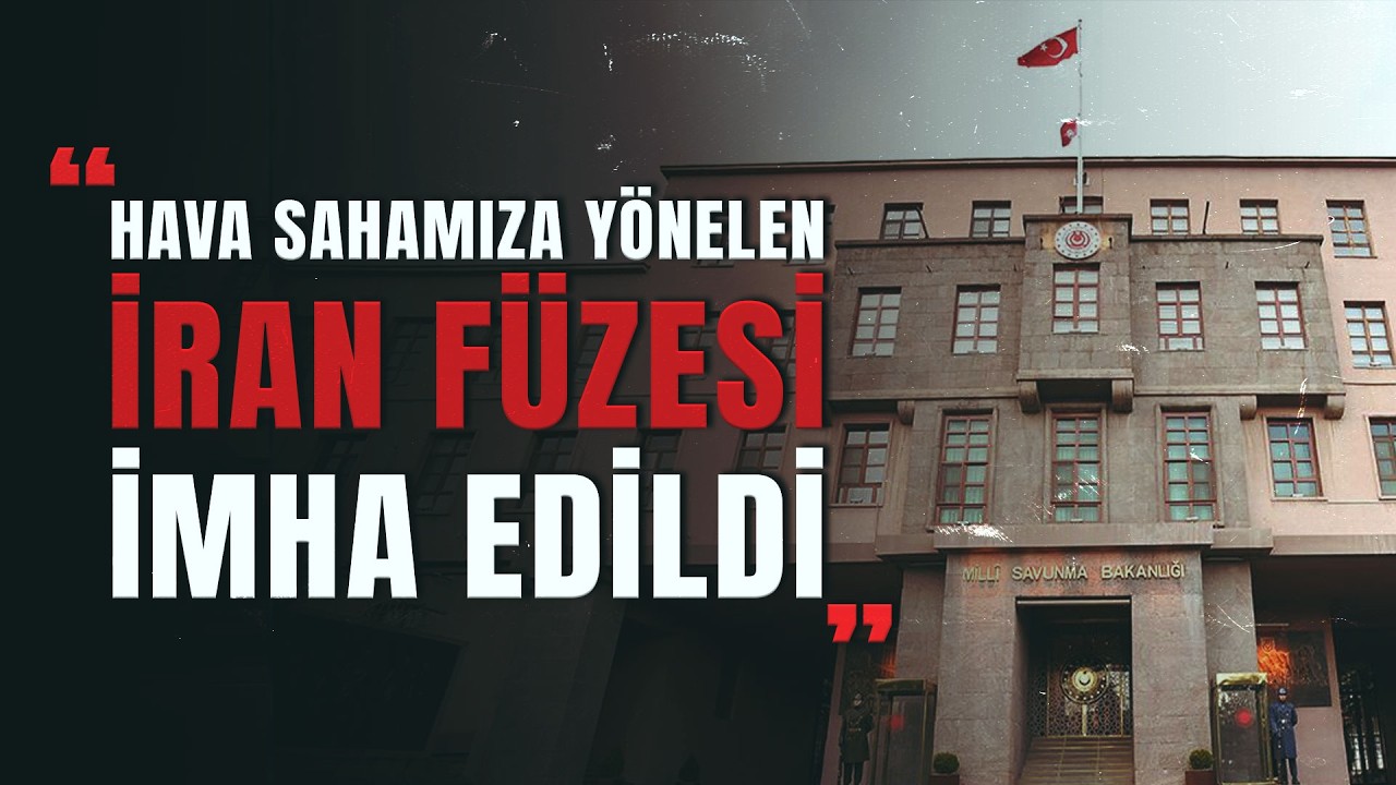 MSB: İran'dan ateşlenen mühimmat imha edildi