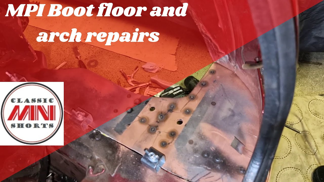 3 Classic Mini MPI Restoration - Rear wheel arch repair