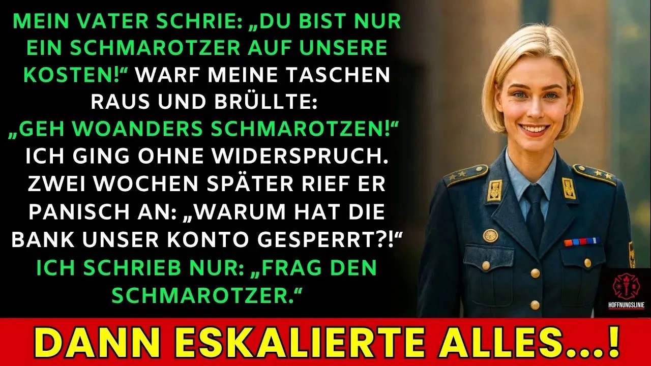 Mein Vater schrie： &bdquo;Du lebst wie ein Schmarotzer auf unsere Kosten!&ldquo; &ndash; dann flog mein Gep&auml;ck raus&hellip;