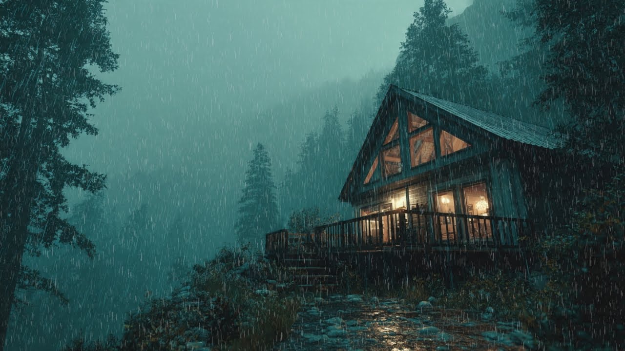Gentle Rain at Night 🌧️ Soothing Rain Sounds for Calm Mind