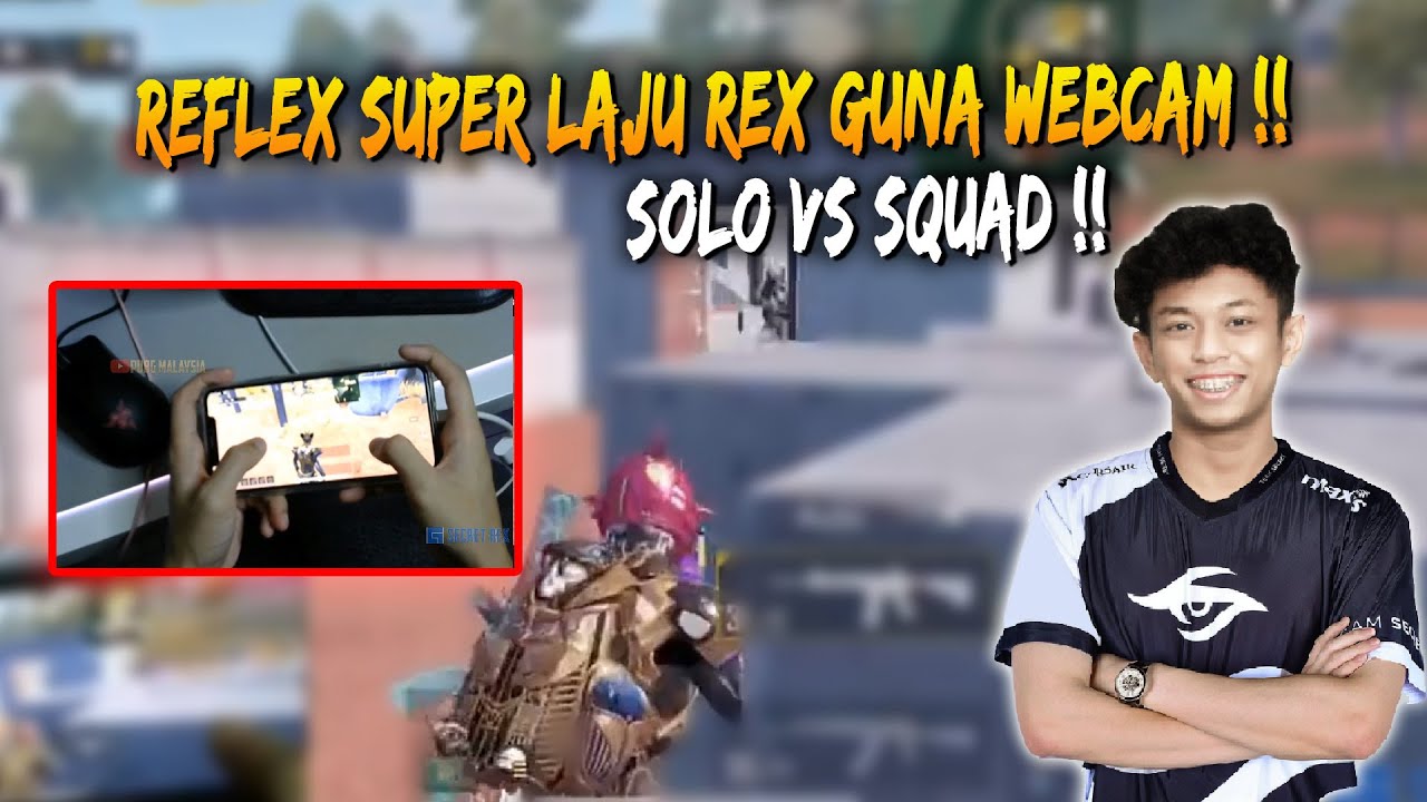 Tengok Reflex Jari Super Laju Rex Guna Webcam Demi Viewers | Pubg Mobile Malaysia