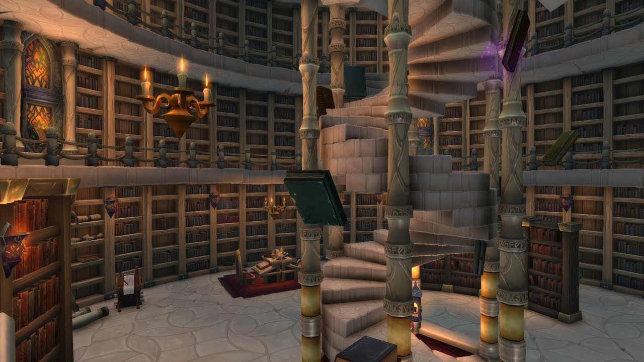 WoW Housing - Karazhan inspired Library