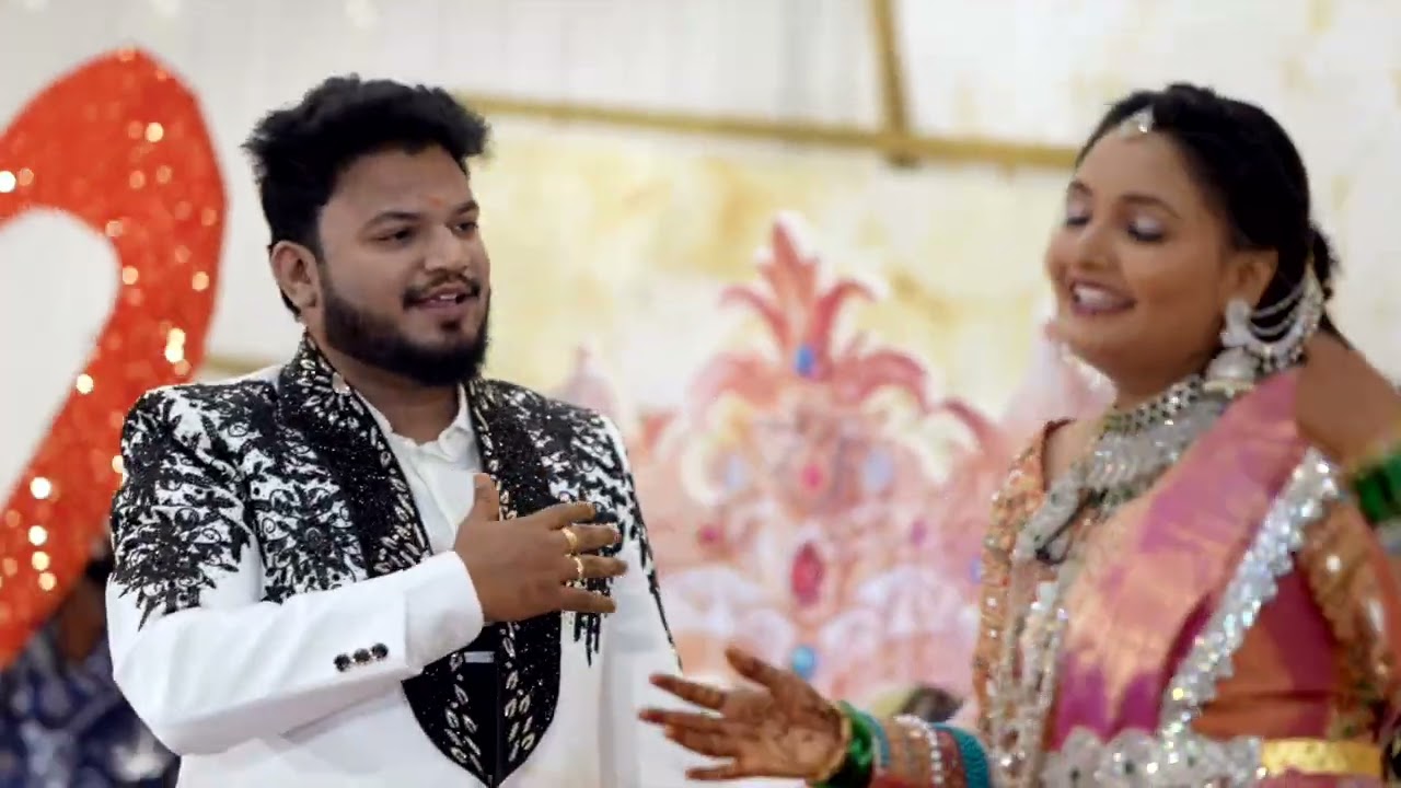 Nishanth ❤️ Ashika Wedding Reception | A Night Full of Love and Celebration 🎉 
