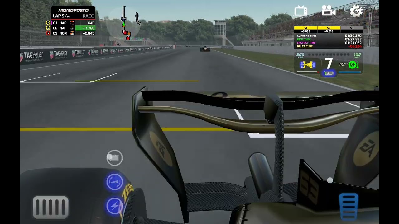 Monoposto MyTeam #01 Amazing battle with Hadjar