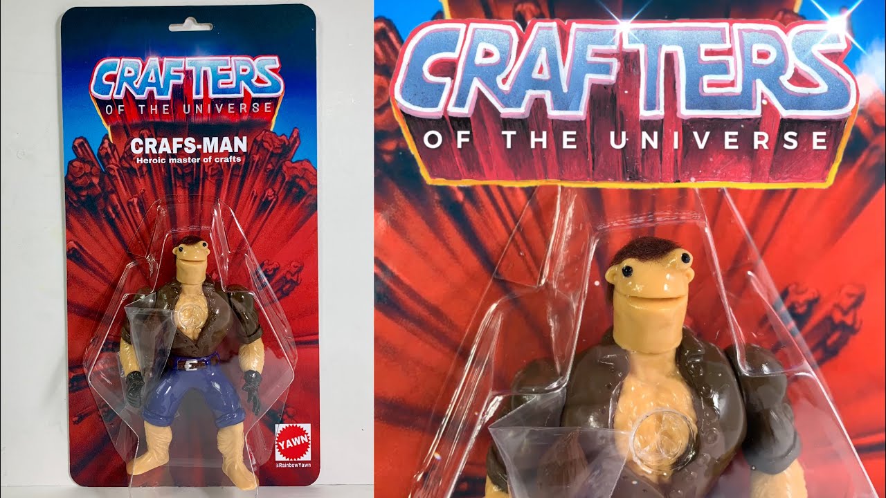 Making a Custom MOTU Cardback & Vacuum Formed Blister Bubble for my Crafs-Man Action Figure