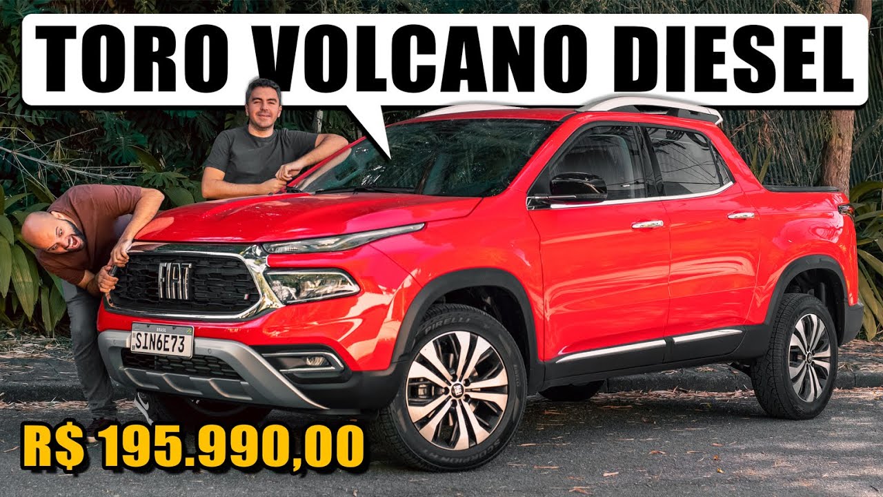 FIAT TORO VOLCANO, a picape com motor DIESEL mais barata do Brasil!