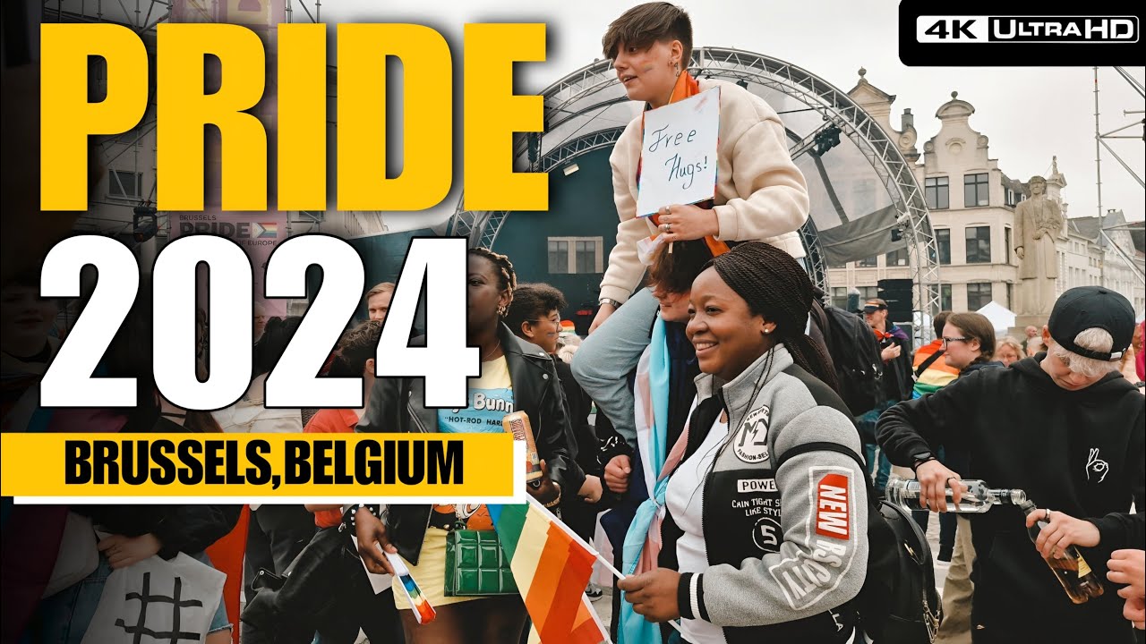 Brussels Pride Village Unleashes Rainbow Magic in 2024 | Belgium #pride #brussels #belgium #lgbt