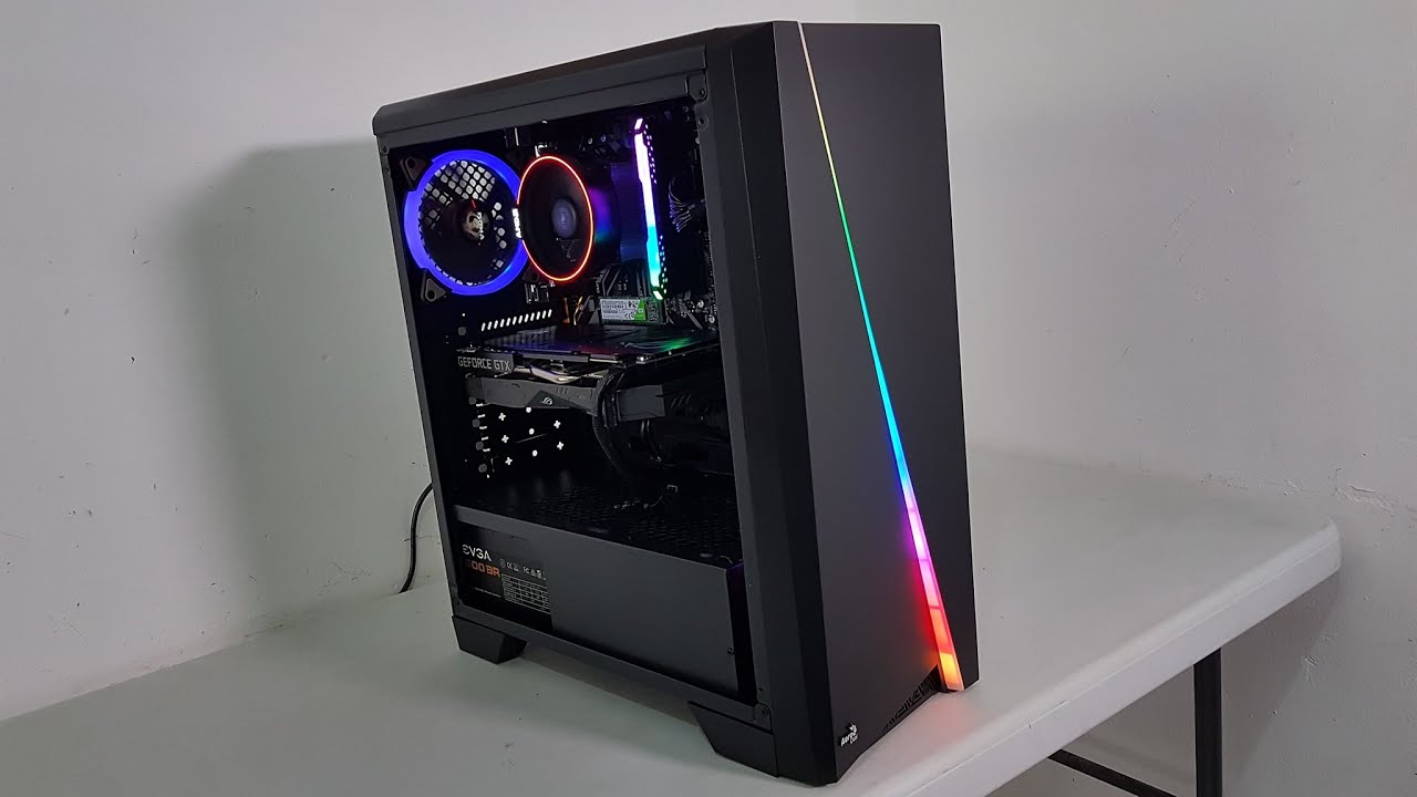 AeroCool Cylon RGB Black con Ryzen 2700 y Asus Rog GTX1650 SUPER