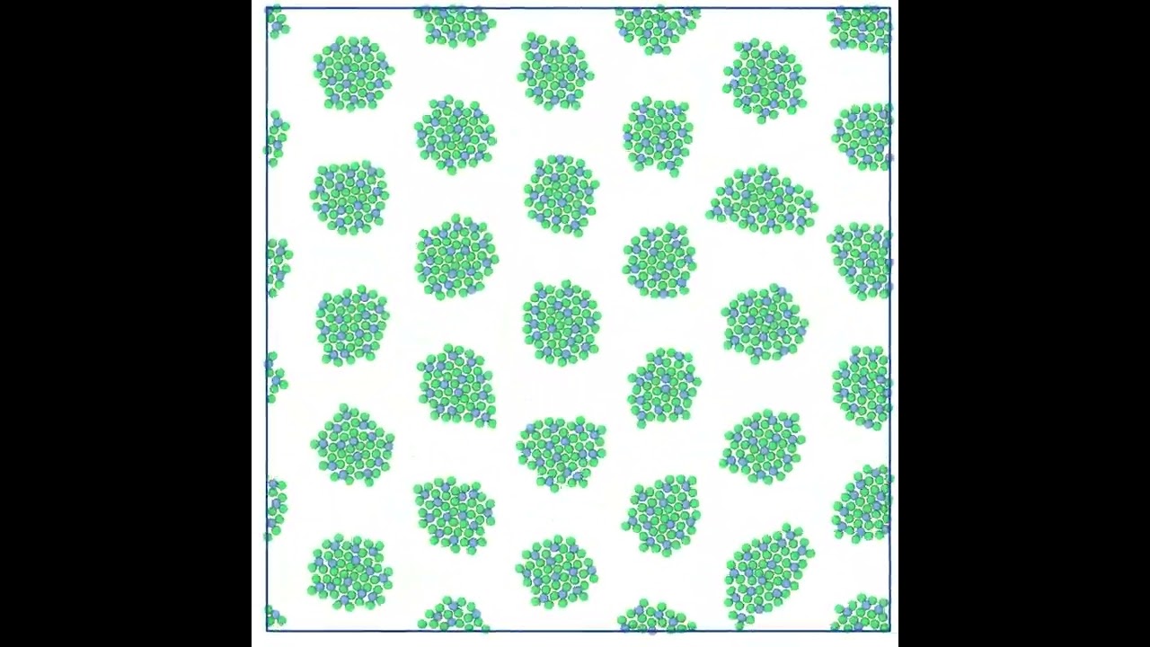 Linked core-corona particles Self-Assembly: clusters II