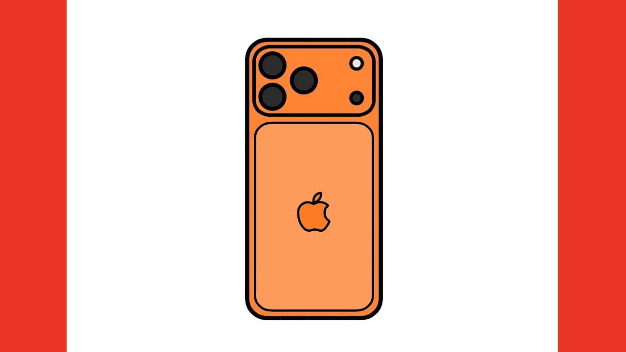 How to draw IPHONE 17 pro max