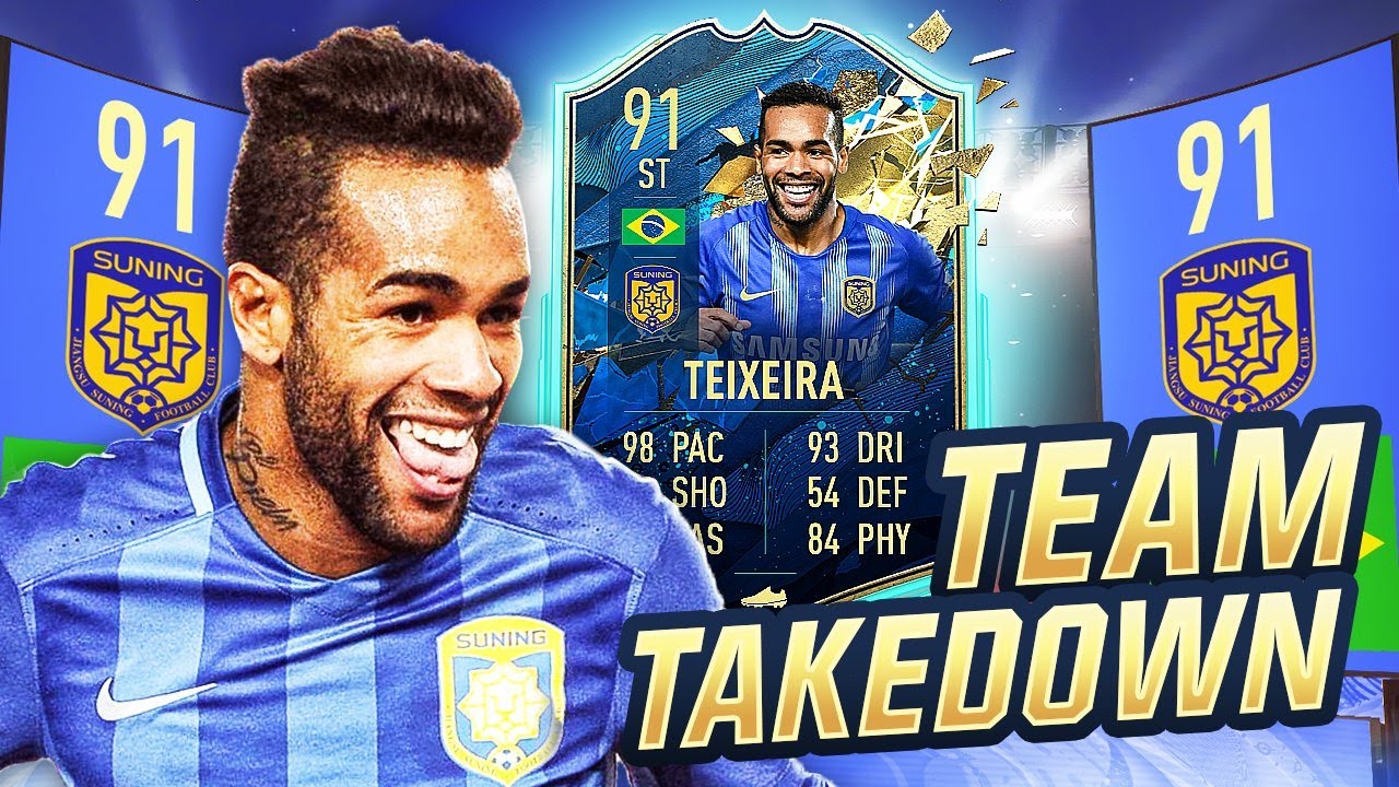 TOTS TEIXEIRA TEAM TAKEDOWN! FIFA 20 ULTIMATE TEAM
