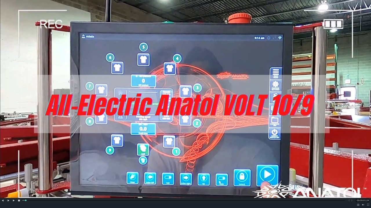 Anatol VOLT 10/9 with Front/Rear Screen Holders + Individual Head Controls + Easy Setup Mode Demo
