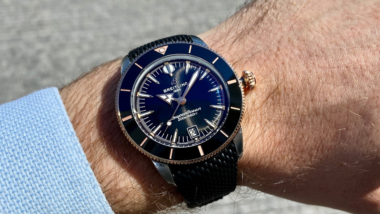 NEW Breitling Superocean Heritage B31 automatic 42 mm two tone