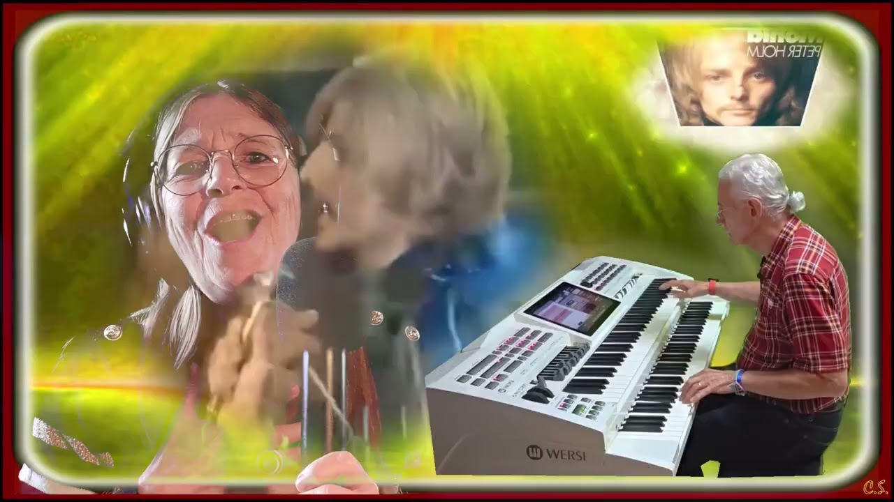 💙Cover Monia (Peter Holm 1968), je m'incruste/I'm intruding. Claude au clavier😉👍