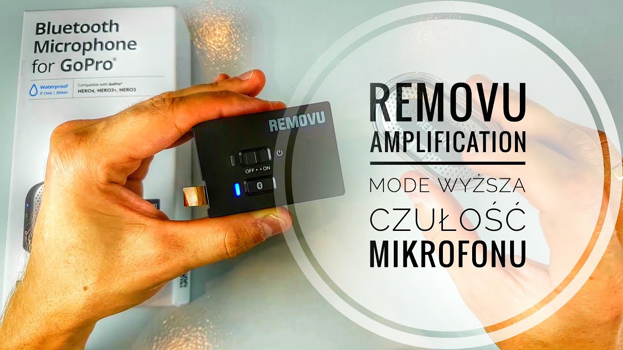 REMOVU M1 Amplification Mode Tryb Wyższej Czułości Mikrofonu | ForumWiedzy