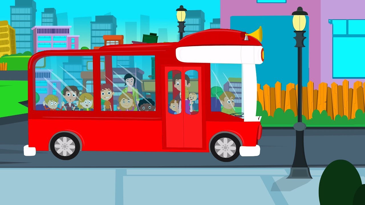 ล้อบนรถบัส | เพลงสำหรับเด็ก | เรียนรู้บทกวี | Kids Songs | Nursery Rhyme In Thai | Wheels On The Bus