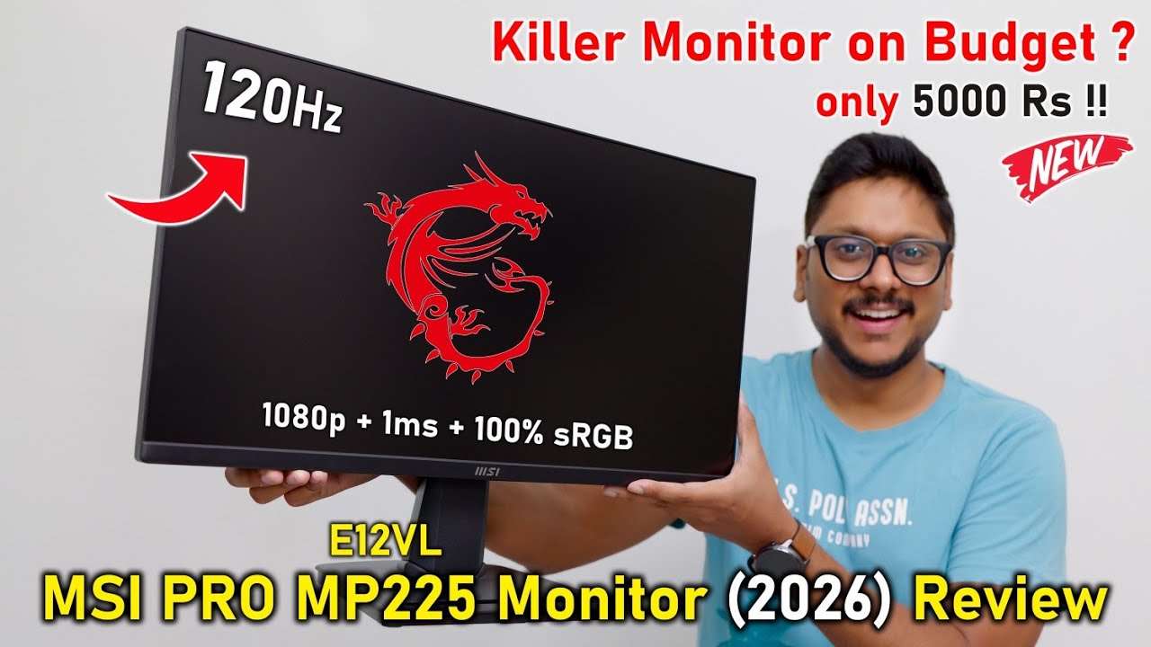 Killer Monitor for 5000 Rs ..? 😱 MSI PRO MP225 E12VL Review🔥