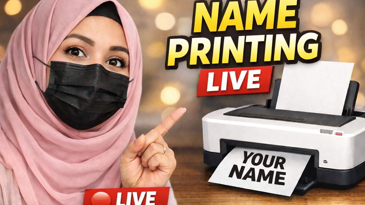 Names print 🖨 ✨️ karwao dosto😍♥️