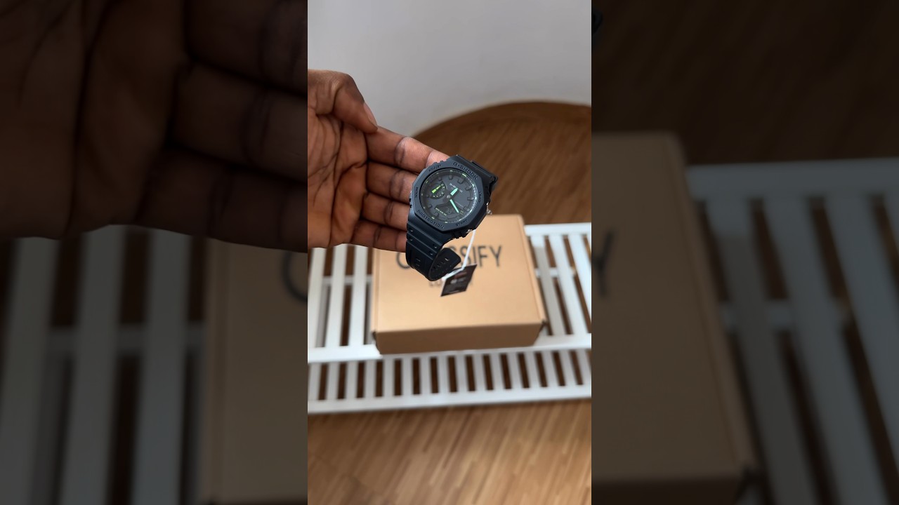 ORIGINAL G-Shock GA-2100-1A3ER 2100 UTILITY BLACK SERIES FULL UNBOXING VIDEO #gshock #casiogshock