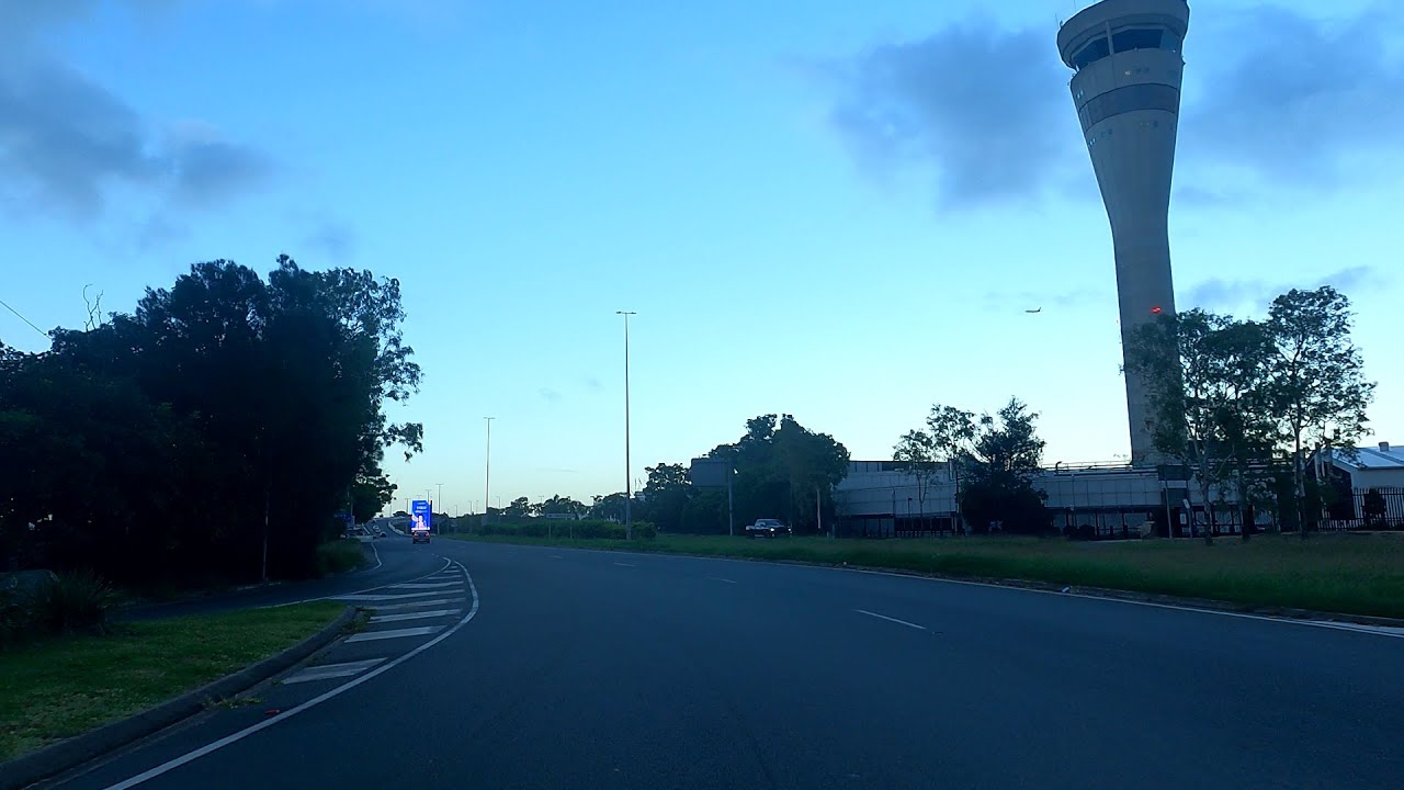 [4K] Driving Brisbane BNE Domestic Airport, Albion, Milton, Toowong, Indooroopilly and Jindalee