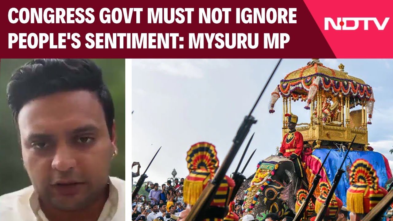 Respect Bhanu Mushtaq's Work But Congress Govt Must Not Ignore People's Sentiment: Mysuru MP