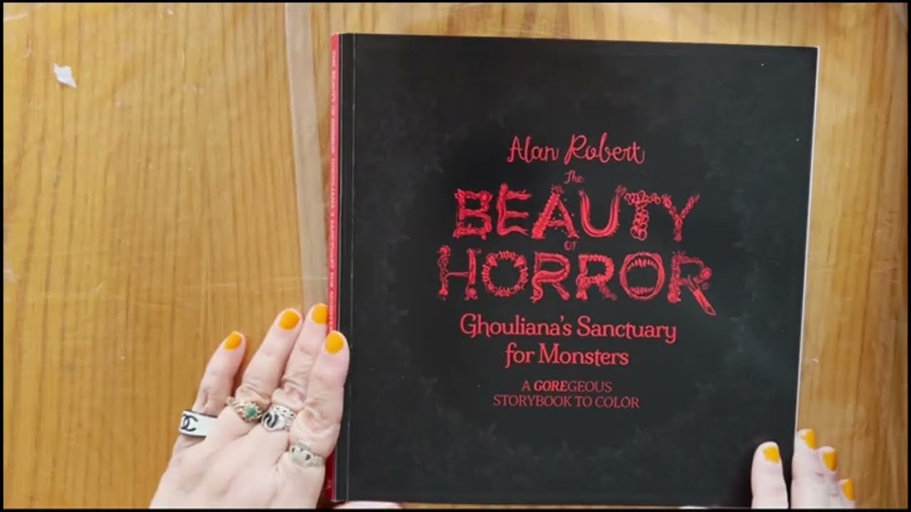 Flip Through the Brand New Beauty of Horror Book with Me! No Spoilers!