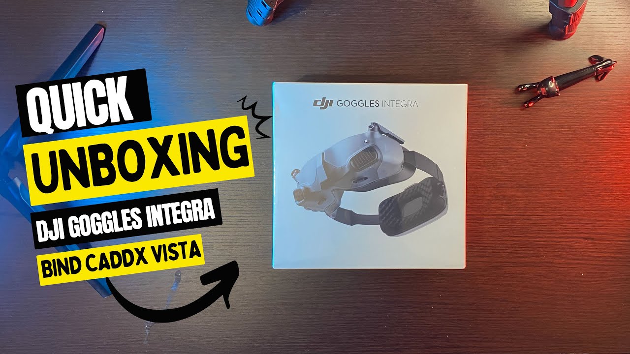 Quick UNBOXING Dji Goggles Integra and Bind with Caddx Vista
