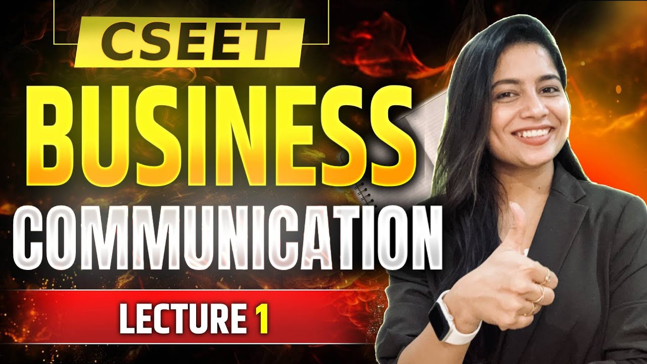 FREE CSEET Business Communication Video Lectures January 2026 | Lecture 1