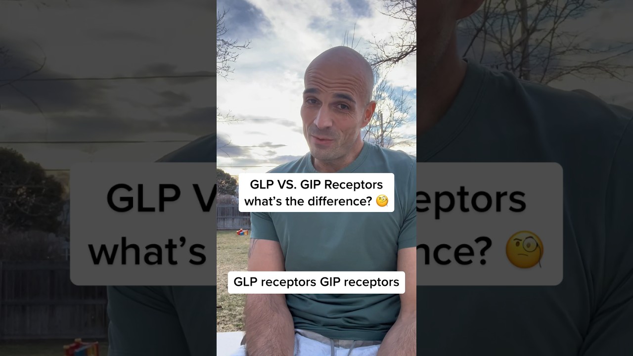 What&rsquo;s the difference between GLP & GIP receptors? Dr. Jones DC explains. #peptides #semaglutide