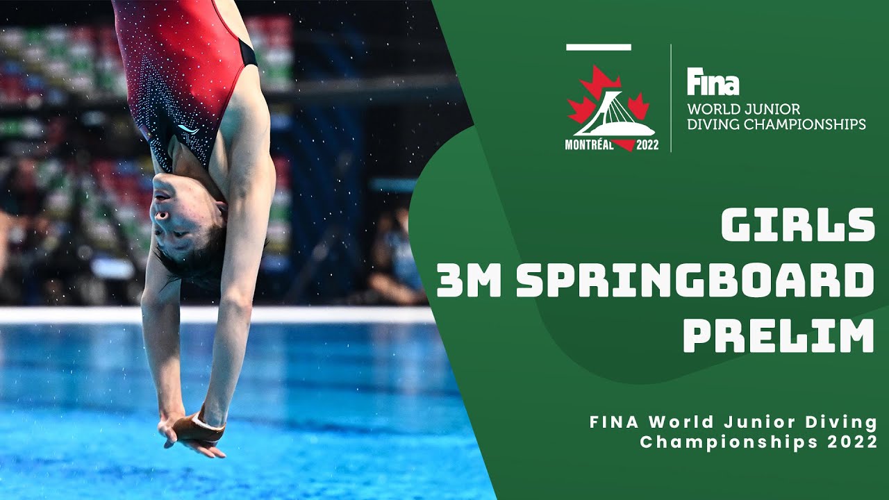 LIVE Diving Action | Girls 14-15 | 3m Springboard Prelims | Junior Worlds 2022