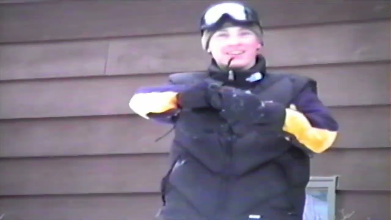 📼 VHS THROWBACK | Backyard Skiing & Snowboarding – MN, 1998 ❄️
