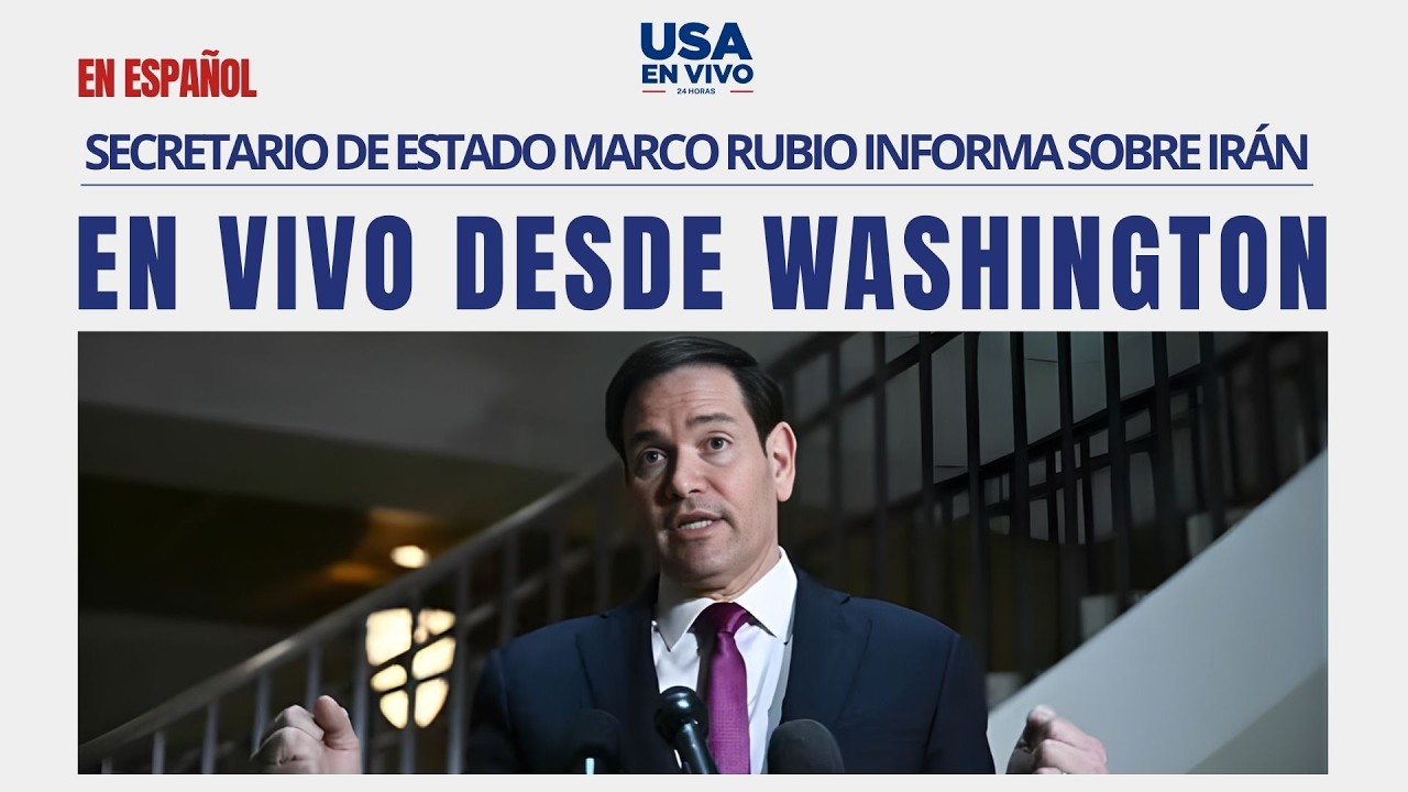 EN VIVO Rubio habla a la prensa tras informar al Congreso sobre la guerra con Irán | USA EN VIVO 🔴