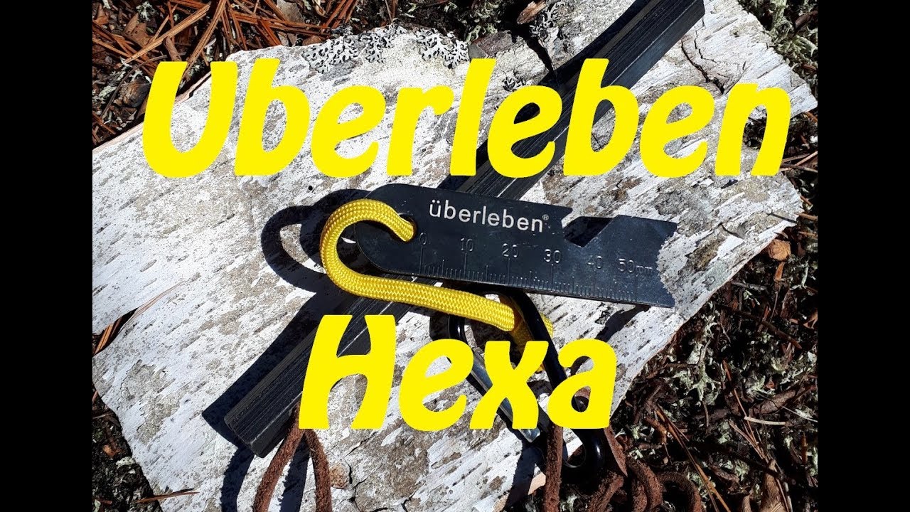 Uberleben Hexa Six Sided Ferrocerium Rod